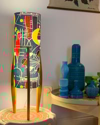 Image 4 of Atomic rocket table lamp by Vintage Groove 