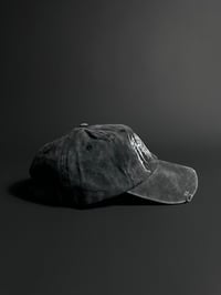Image 2 of RISE THROUGH CHAOS VINTAGE BLACK DAD HAT