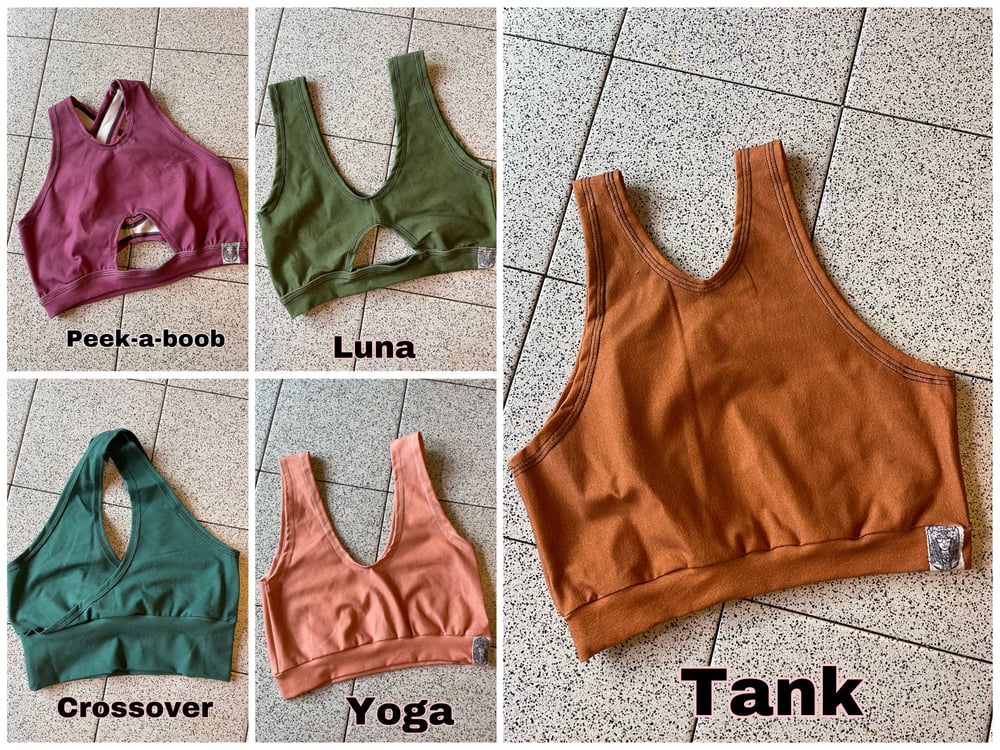 Image of Pain & Panic Bralettes and Daily tanks- MADE TO ORDER