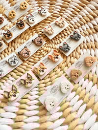Image 4 of CUSTOM DOG face earrings 