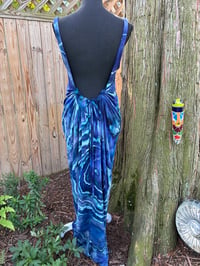 Image 2 of Large bustle back maxi dress