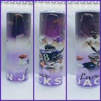 LAMAR JACKSON OOPSIE TUMBLER 