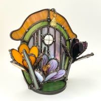 Image 3 of Crocus Fairy Door Candle Holder 