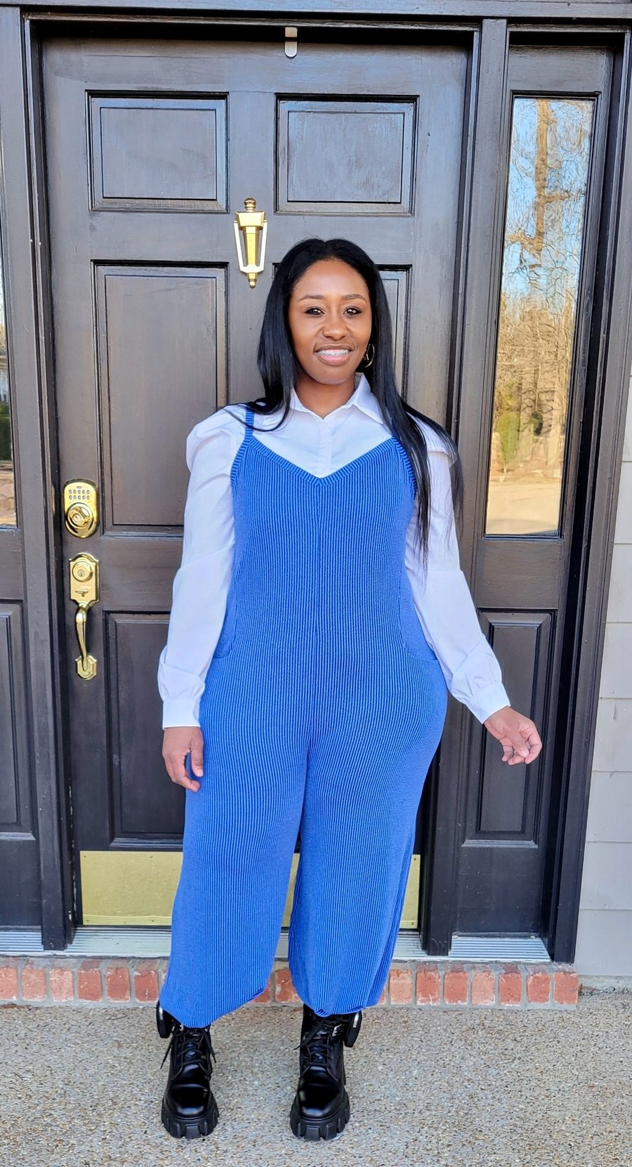 Image of The Comfy Indigo Jumpsuit 