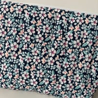 Image 2 of Bloom in Blue Handmade Quilted Makeup Bag - Limited Editon