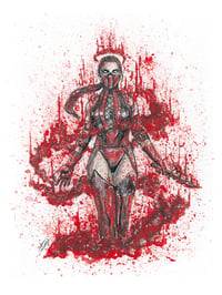 Image 4 of Mortal Kombat (female ninjas) Signed Art Print