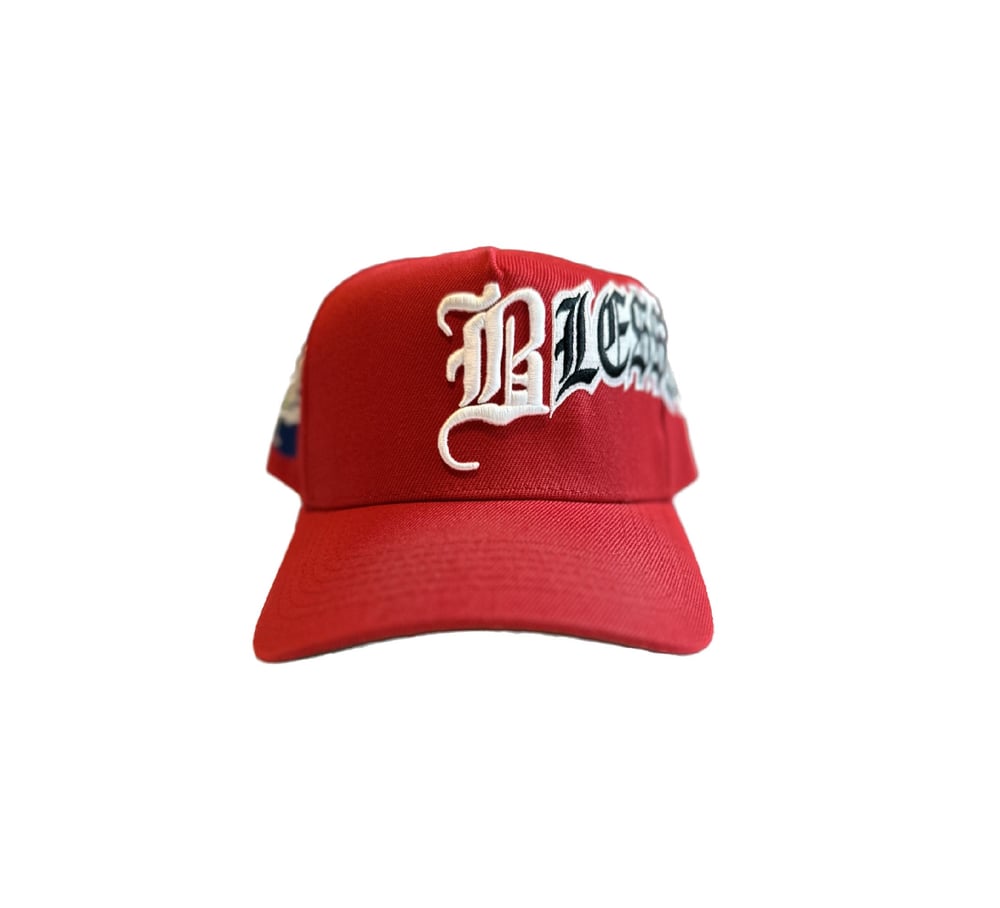 Image of BLE$$ING$®️ RED SNAPBACK 