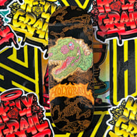 Image 1 of 33.3mm Street(King Mold) "Fallen Rex" Real Wear Graphic