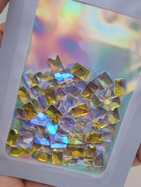 Image 4 of two tone translucent nail bling