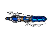 Image 4 of PRE-ORDER: Sonic Screwdriver (& Quote) Acrylic Pins