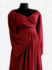 Image 2 of Women photosession set - Dorothy - size M-L | burgundy