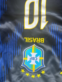 Image 4 of     Brazil national football team Black Panther Edition Jersey – Vini Jr #10