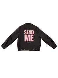 Image 1 of Send me jacket(black/pink)