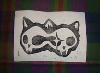 double cat skull patch