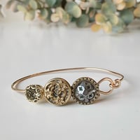 Image 4 of "Calypso" Vintage Button Bracelet