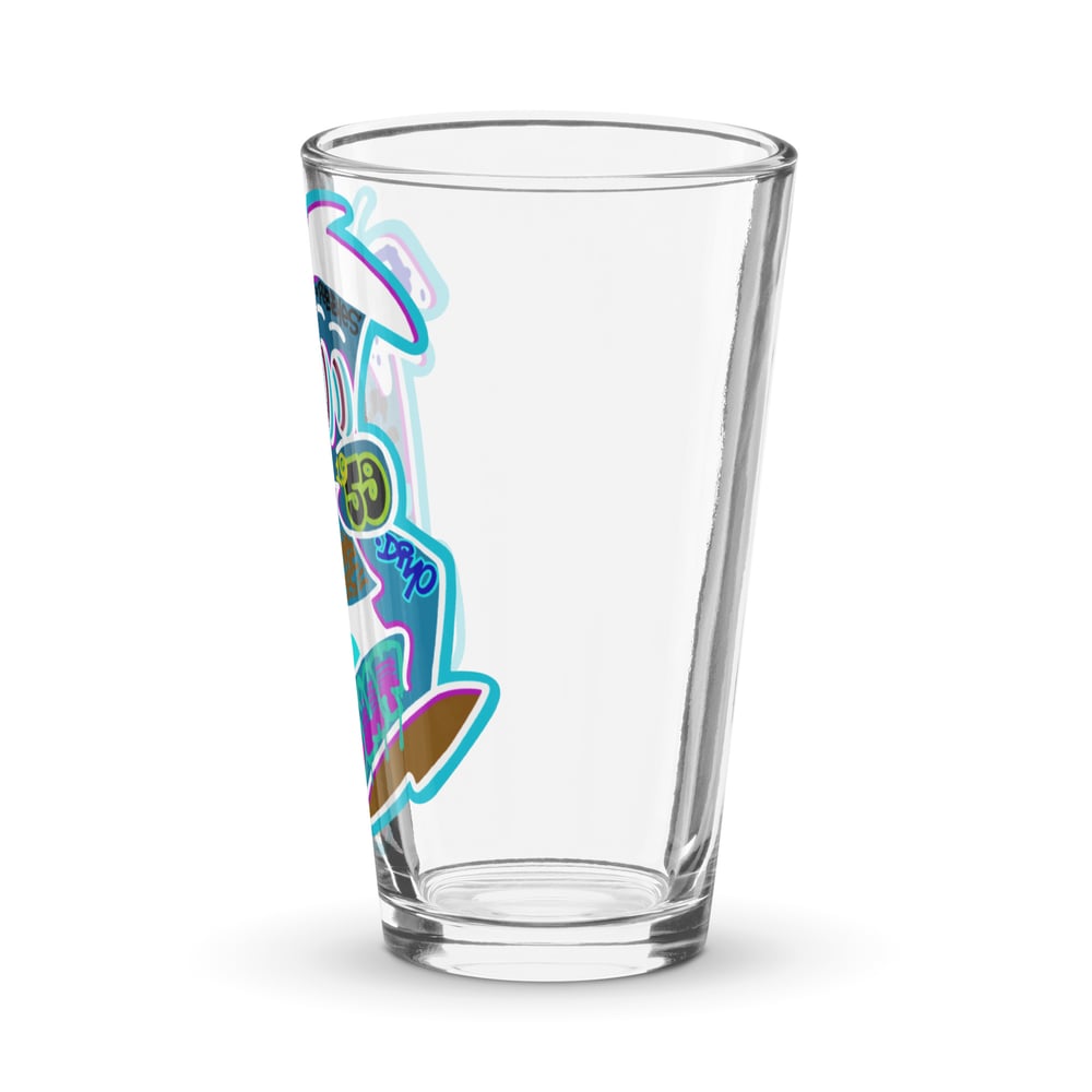 Inverted Yabba Shaker pint glass