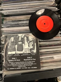 Image 2 of Hideous Corpse «Gallery of Gore/Baptised in Puss» ORIGINAL 7’’