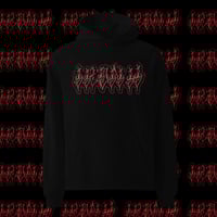 Image 2 of Iron K Oversized Hoodie (red lettering)