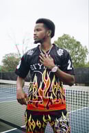 Image 2 of Jersey Set Flame Black