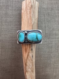 Image 1 of Double Natural Royston Ring size 7.5