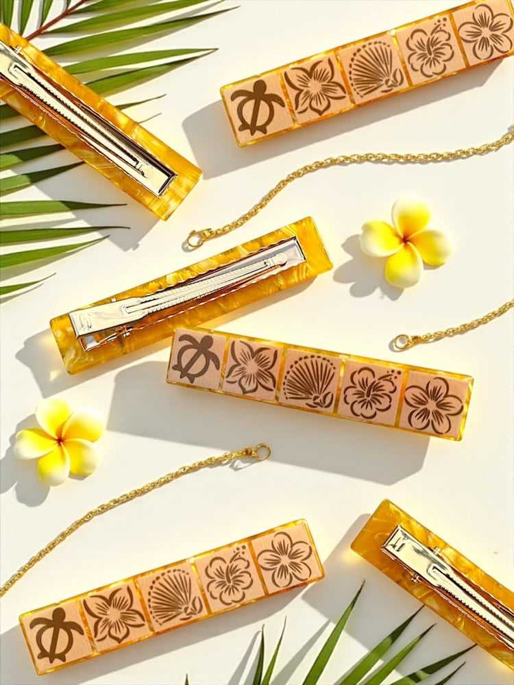 Image of Hawaiian Heirloom Bracelet Barrette (SET OF 2)