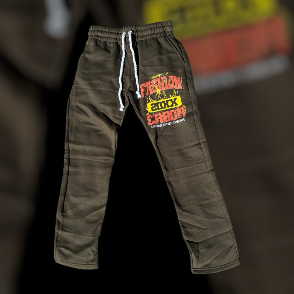 Image of 20XX Fashion Cr8or Jogging Suit (Olive)