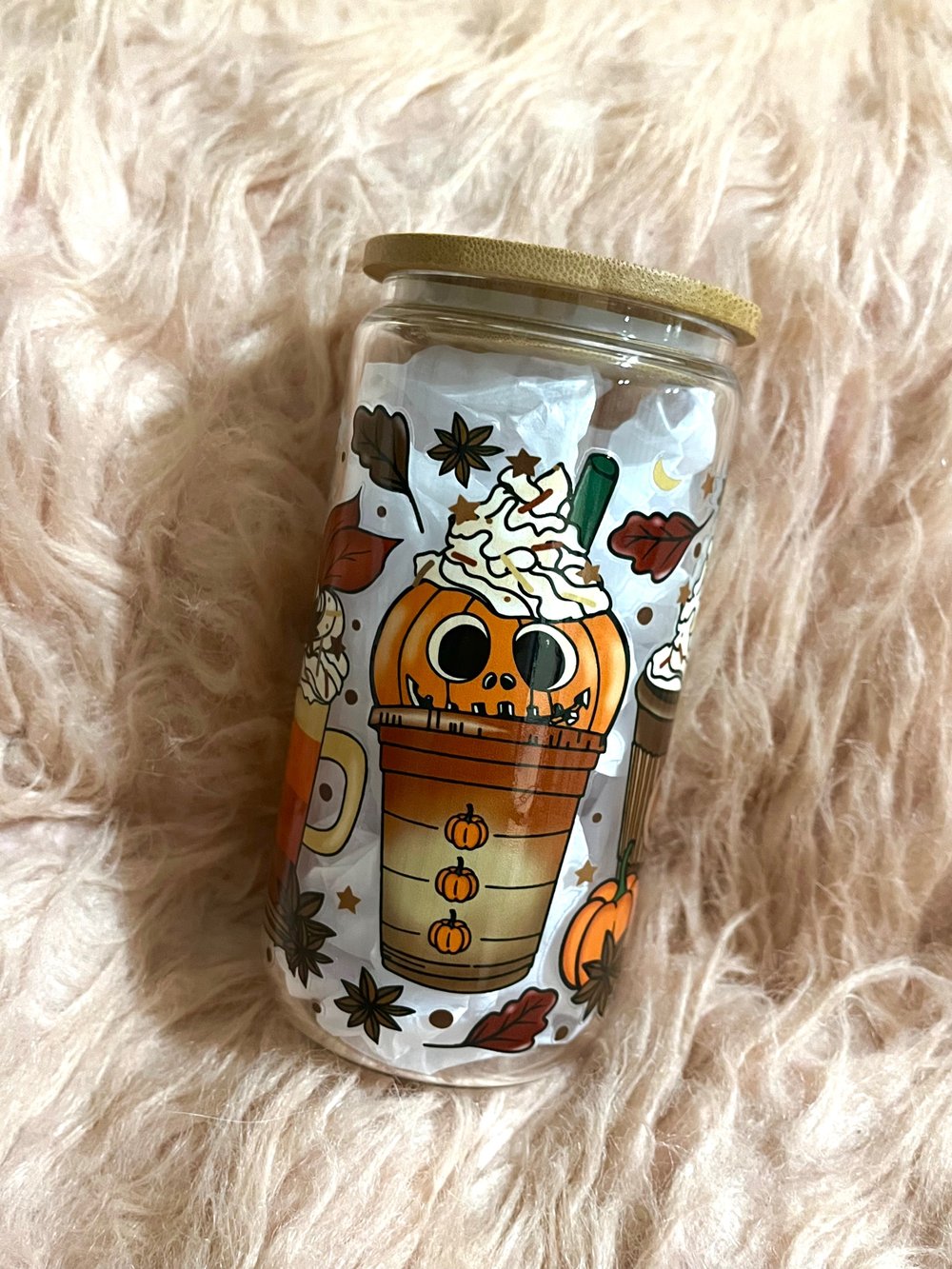 Image of Fall Glass Tumbler 