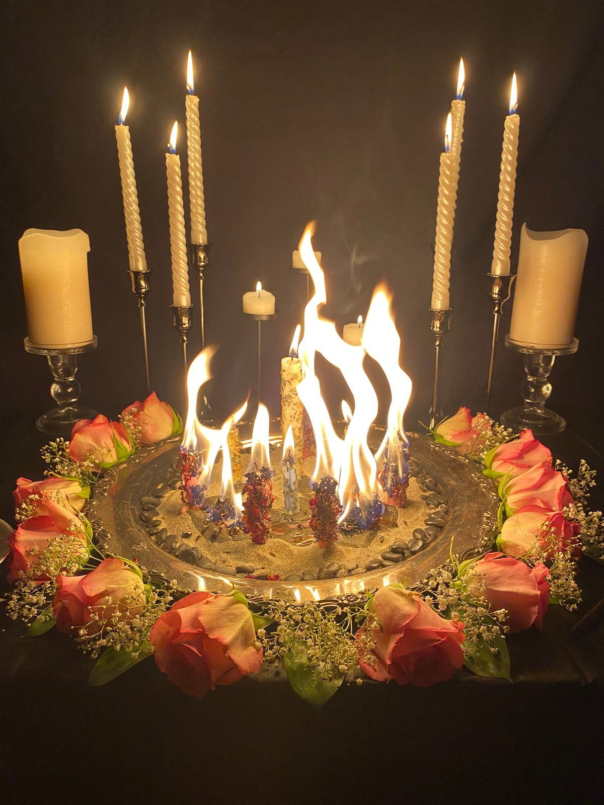 Full Moon Group Candle Burning Ritual 