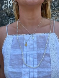 Image 3 of Vulva Pendant- Gem Stone Clit