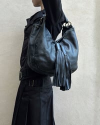 Image 1 of BLACK TASSEL BAG