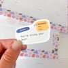 Motivation sticker