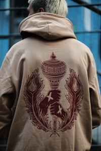 Image 2 of SPIRITUAL STRAIGHT EDGE /Hoodie (White/Red)