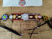 Image 6 of Festie choker pompoms / shells etc