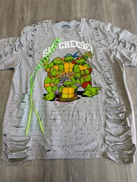 3x Ninja gray lace destroyed 