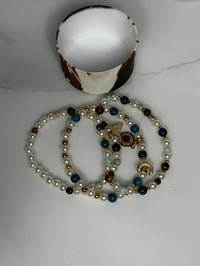 Image 7 of Western Cowprint Tumbler Accessories Set for Stanley with Bow, Bracelet, Bauble & Boot