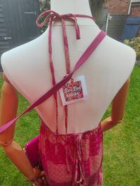 Image 10 of Havana Halter Dress- classic statement holiday piece- one size - PINK