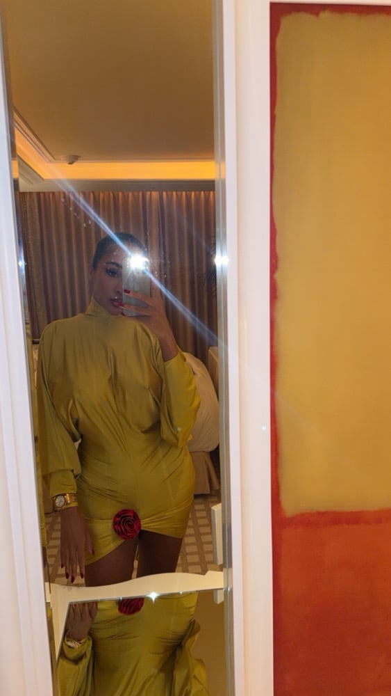 Image of COUCOO 'GOBI' LONG SLEEVED MINI DRESS (S)