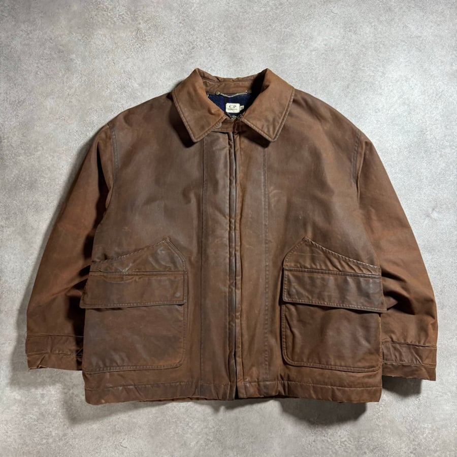 Image of 1994 CP Company Resin Coated Waxed Jacket, Size Large 