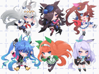 Image 1 of Uma Musume Keychains and stickers  LIMITED STOCK