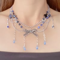 Image 4 of jbmN61 Midnight Sky (Necklace and Earrings set)