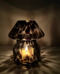 Image 7 of BLACK GLASS LAMP