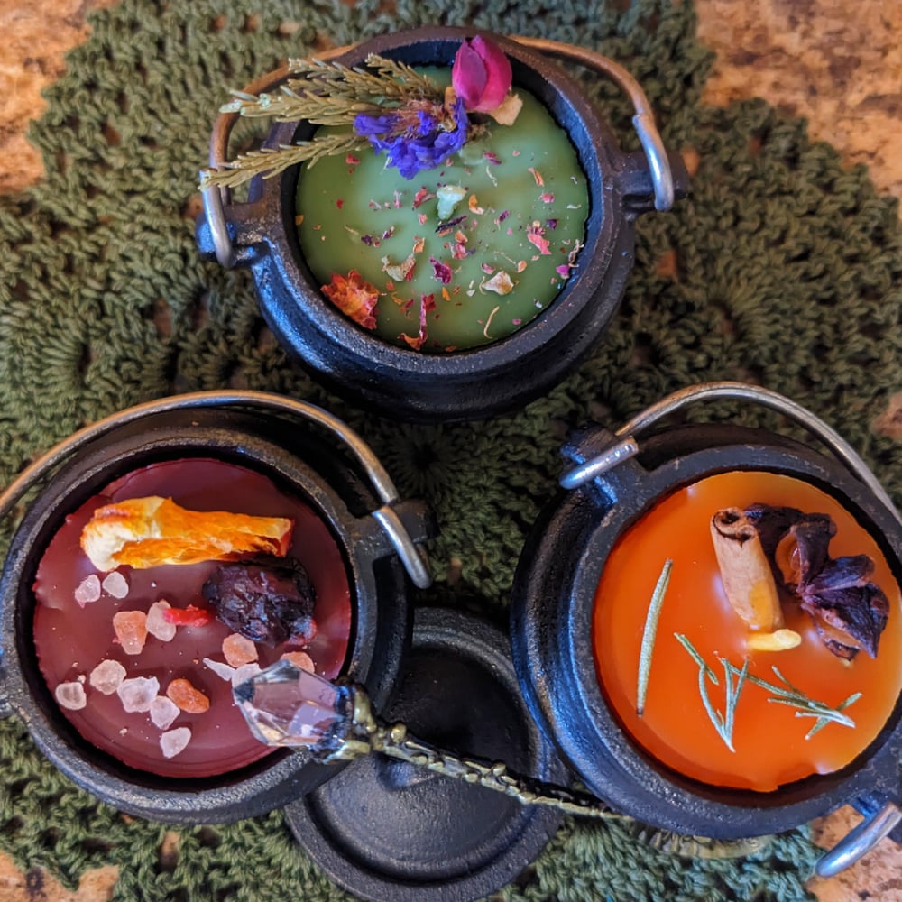 Image of Winter Solstice Cauldron Candles (Local Pick Up Only)