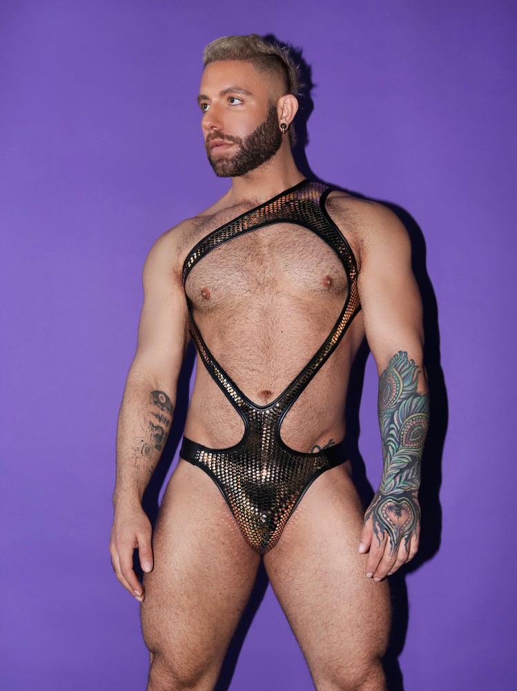Image of THE GOLDEN TICKET ONE SHOULDER SINGLET