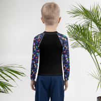 Image 2 of Kids Rash Guard (PAC-MAN Game on)
