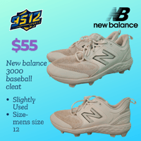 New Balance 3000 baseball cleats 