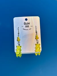 Image 3 of Yellow Gummy Bear Earrings