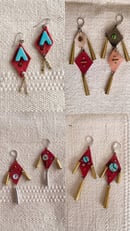 Image 1 of RED PORTALS EARRINGS 