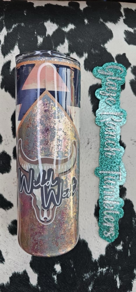 Image of 20 oz pink and navy