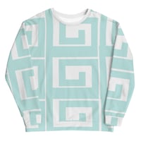 Image 2 of TIFFY BLUE GEO Unisex Sweatshirt