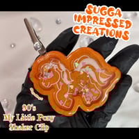 Image 3 of Orange MLP Clip